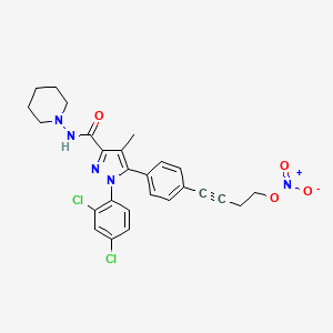 molecular formula C26H25Cl2N5O4 B10775092 AM-6538 