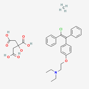 molecular formula C33H40ClNO8 B10775224 Enclomifene citrate 