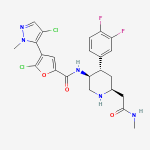 molecular formula C23H23Cl2F2N5O3 B10775370 Akt-IN-3 