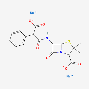 molecular formula C17H16N2Na2O6S B10775377 Carbenicillin (sodium salt) 