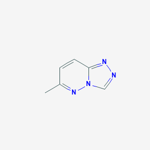 molecular formula C6H6N4 B107754 6-甲基-[1,2,4]三唑并[4,3-b]吡啶 CAS No. 18591-78-1