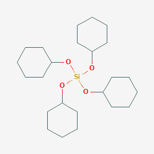 molecular formula C24H44O4Si B107755 Tetracyclohexyl orthosilicate CAS No. 15717-29-0