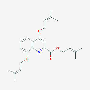molecular formula C25H31NO4 B10775621 PQA-18 