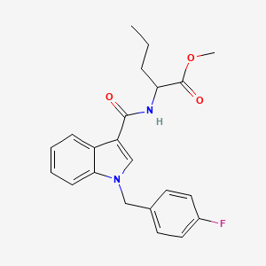 molecular formula C22H23FN2O3 B10775743 Mep-fubica 