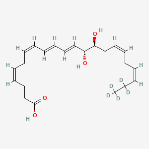 molecular formula C22H32O4 B10775751 Maresin 2-d5 