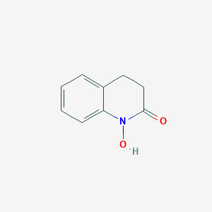 molecular formula C9H9NO2 B107758 Carbostyril, 3,4-dihydro-1-hydroxy- CAS No. 771-19-7