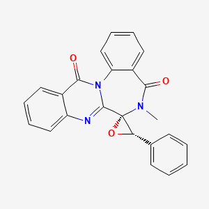molecular formula C24H17N3O3 B10775969 Benzomalvin C 