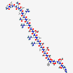 molecular formula C130H220N44O41 B10776046 Secretin, porcine 
