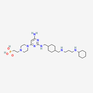 molecular formula C27H51N8O3P B10776278 Burixafor CAS No. 1191448-17-5