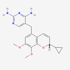 molecular formula C19H22N4O3 B10776338 (S)-Iclaprim CAS No. 1208116-66-8