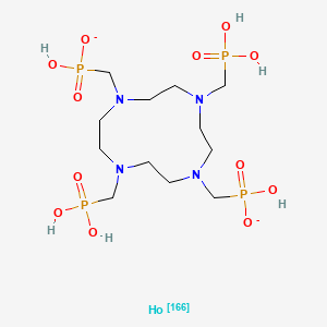 molecular formula C12H30HoN4O12P4-2 B10776389 DOTMP Ho-166 CAS No. 633308-23-3