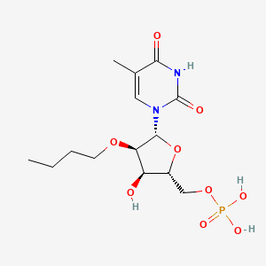 molecular formula C14H23N2O9P B10776448 2'-O-Butyl-5-methyluridine 
