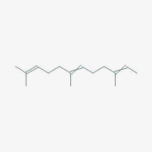 molecular formula C15H26 B107765 2,6,10-Trimethyldodeca-2,6,10-triene CAS No. 7681-88-1
