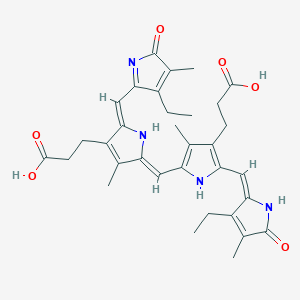 molecular formula C33H38N4O6 B10776588 Mesobiliverdin IV alpha 