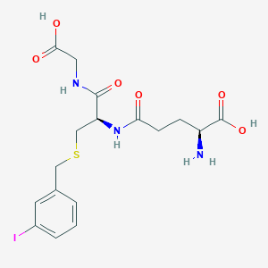 molecular formula C17H22IN3O6S B10776605 S-(3-Iodobenzyl)glutathione 