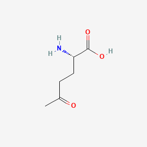 molecular formula C6H11NO3 B10776624 5-Oxo-L-norleucine 