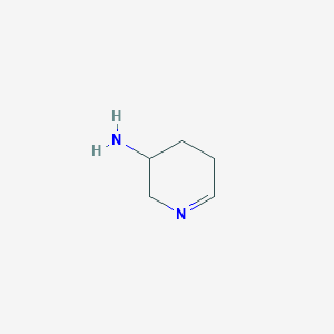 molecular formula C5H10N2 B10776628 2,3,4,5-Tetrahydropyridin-3-amine 