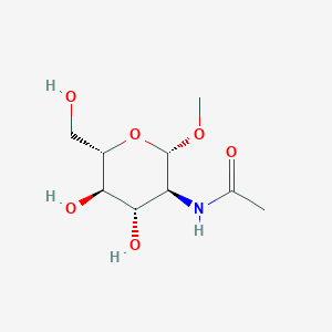 molecular formula C9H17NO6 B10776715 Alpha-Methyl-N-Acetyl-D-Glucosamine 