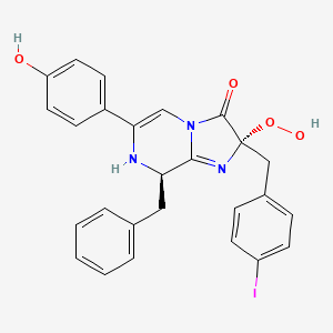 molecular formula C26H22IN3O4 B10776789 I-Coeleneterazine 