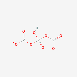 molecular formula HO8V3- B10776886 Trivanadate 