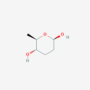 molecular formula C6H12O3 B10776903 2,3-Dideoxyfucose 