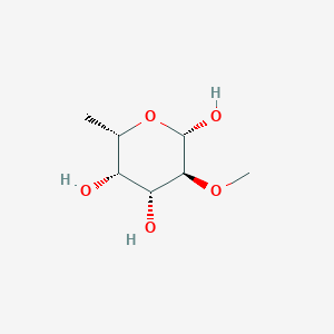 molecular formula C7H14O5 B10776920 2-O-Methyl-beta-L-fucopyranose CAS No. 108266-96-2