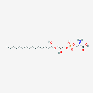 molecular formula C21H44NO9P B10777018 Lysophosphotidylserine 