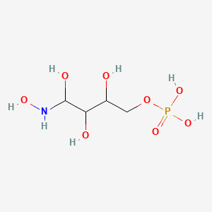 molecular formula C4H12NO8P B10777036 [2,3,4-Trihydroxy-4-(hydroxyamino)butyl] dihydrogen phosphate 