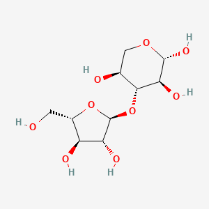 molecular formula C10H18O9 B10777048 Ara-alpha(1,3)-xyl 