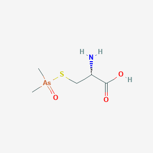 molecular formula C5H12AsNO3S B10777160 Cystein-S-Yl Cacodylate 