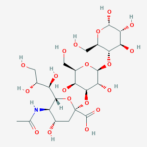 molecular formula C23H39NO19 B10777401 3'-beta-Sialyl-beta-lactose CAS No. 64839-32-3