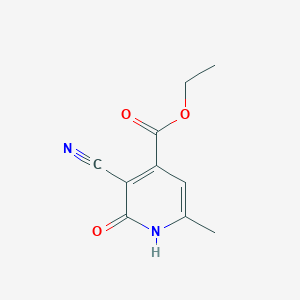 molecular formula C10H10N2O3 B107775 Ethyl 3-cyano-2-hydroxy-6-methylisonicotinate CAS No. 18619-97-1