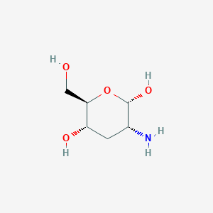 molecular formula C6H13NO4 B10777541 3-Deoxy-D-glucosamine 
