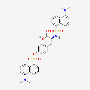 molecular formula C33H33N3O7S2 B10777665 N,O-Didansyl-L-tyrosine 