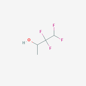 molecular formula C4H6F4O B107777 3,3,4,4-tetrafluorobutan-2-ol CAS No. 17425-25-1