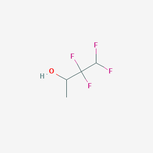 molecular formula C4H6F4O B107777 2-Butanol, 3,3,4,4-tetrafluoro- CAS No. 17425-25-1