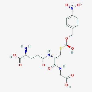 molecular formula C18H24N4O10S B10777708 S-P-Nitrobenzyloxycarbonylglutathione 