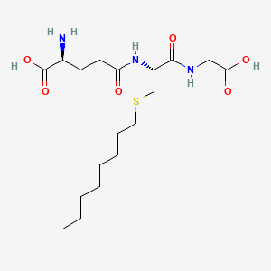 molecular formula C18H33N3O6S B10777720 S-Octylglutathione 