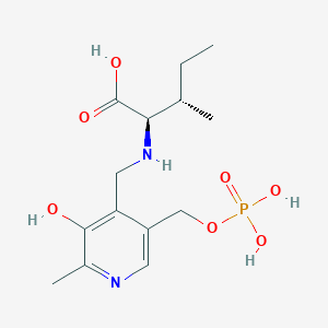 molecular formula C14H23N2O7P B10777750 N-[O-Phosphono-pyridoxyl]-isoleucine 