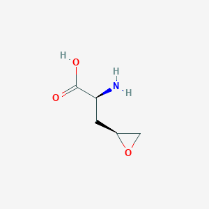 molecular formula C5H9NO3 B10777886 3-Oxiran-2ylalanine 