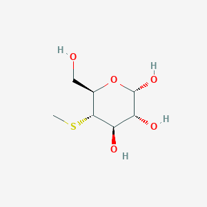 molecular formula C7H14O5S B10777947 4-Methylthio-alpha-D-mannose 