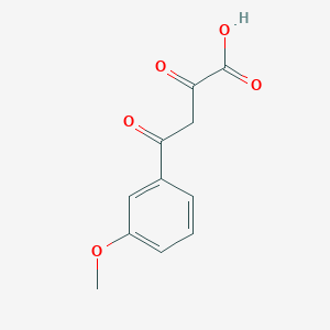 molecular formula C11H10O5 B010778 4-(3-Methoxyphenyl)-2,4-dioxobutanoic acid CAS No. 105356-66-9