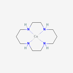 molecular formula C10H24CuN4 B10778019 CU-Cyclam 