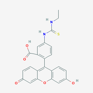 molecular formula C23H18N2O5S B10778028 Fluoresceinylthioureido 