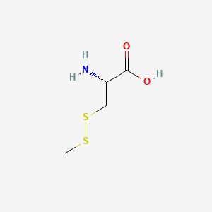 molecular formula C4H9NO2S2 B10778079 S-Methylthiocysteine CAS No. 33784-54-2