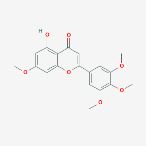 molecular formula C19H18O7 B107781 Corymbosin CAS No. 18103-41-8