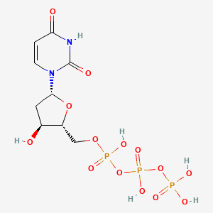 molecular formula C9H15N2O14P3 B10778143 5-BrdUTP sodium salt CAS No. 91918-34-2