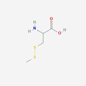 molecular formula C4H9NO2S2 B10778157 S-Methyl Thiocysteine Group 