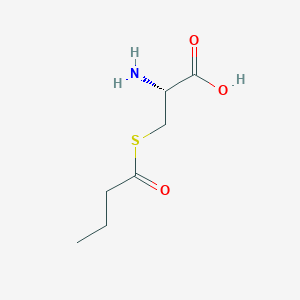 molecular formula C7H13NO3S B10778188 S-Butyryl-Cystein 