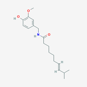 molecular formula C₁₉H₂₉NO₃ B107785 Homocapsaicin CAS No. 58493-48-4